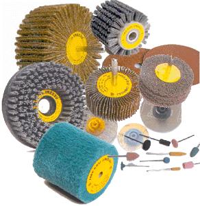 Importer, Exporter, Manufacturer and Manufacturer's representatives of Abrasive products, tools for deburring, polishing, grinding and finishing